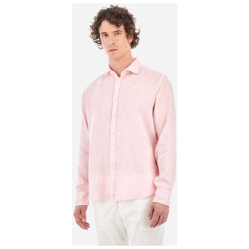 Camicia a maniche lunghe YMC007-TL319 - RUSSEL-05247 ALMOND BLOSSOM - La martina - Modalova