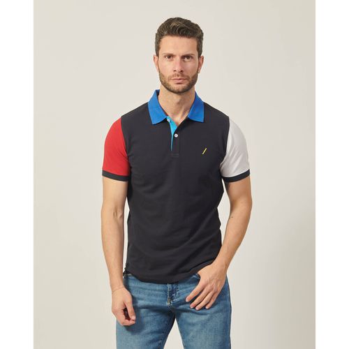 T-shirt & Polo Polo uomo Settemezzo a blocchi di colore - Sette/Mezzo - Modalova