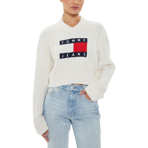 Maglione TJW VNCK CENTER FLAG DW0DW18528 - Tommy hilfiger - Modalova