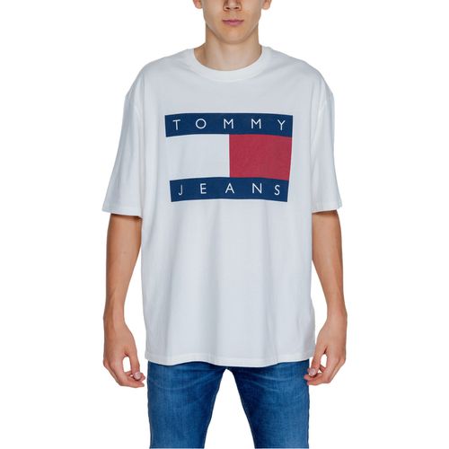 Polo maniche lunghe TJM OVZ BIG FLAG TEE DM0DM18547 - Tommy hilfiger - Modalova