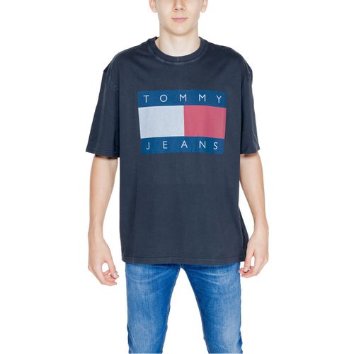 Polo maniche lunghe TJM OVZ BIG FLAG TEE DM0DM18547 - Tommy hilfiger - Modalova