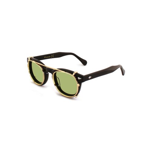 Occhiali da sole 8004 stile moscot CLIP-ON Clip on, /Verde, 48 mm - Xlab - Modalova