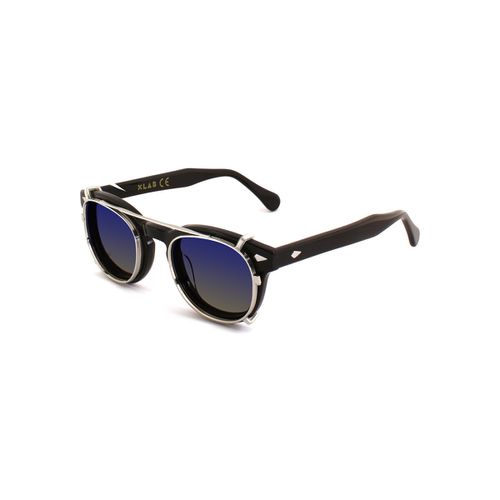 Occhiali da sole 8004 stile moscot CLIP-ON Clip on, /Cobalto fumo, 48 - Xlab - Modalova