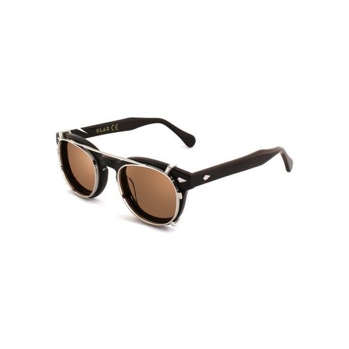 Occhiali da sole 8004 stile moscot CLIP-ON Clip on, /Marrone, 48 mm - Xlab - Modalova