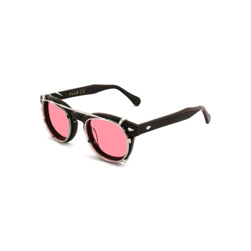 Occhiali da sole 8004 stile moscot CLIP-ON Clip on, /Rosa, 48 mm - Xlab - Modalova