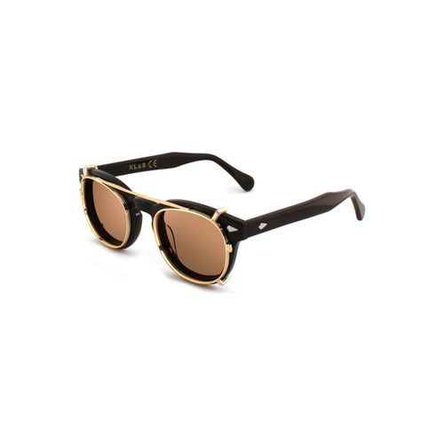 Occhiali da sole 8004 stile moscot CLIP-ON Clip on, /Marrone, 48 mm - Xlab - Modalova