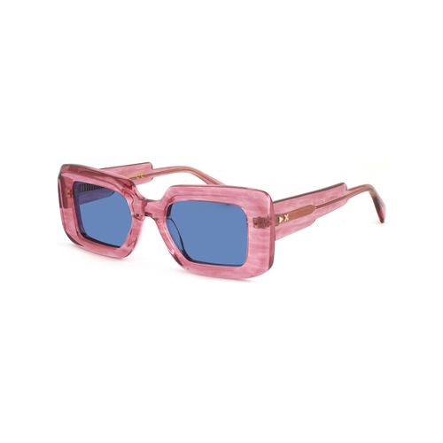 Occhiali da sole MOKOIA Clip on, Trasparente rosa striato/Azzurro, 49 mm - Xlab - Modalova