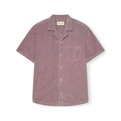 Camicia a maniche lunghe Terry Cuban Shirt S/S - Purple - Revolution - Modalova