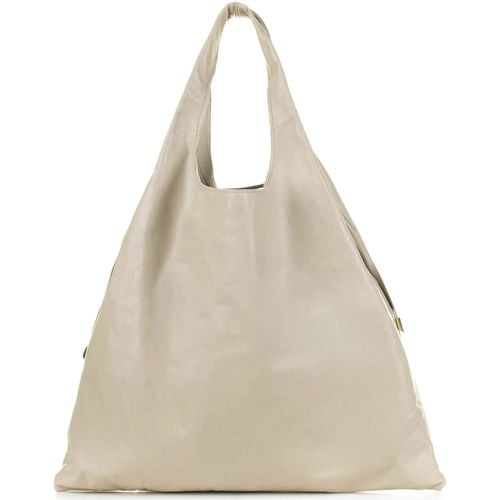 Borsa Shopping Shopping bag Picasso beige in pelle - Anita Bilardi - Modalova