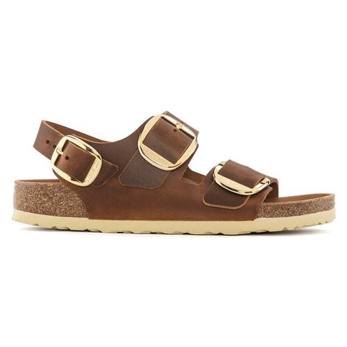 Sandali Sandalo Milano Big Buckle in pelle oliata - Birkenstock - Modalova