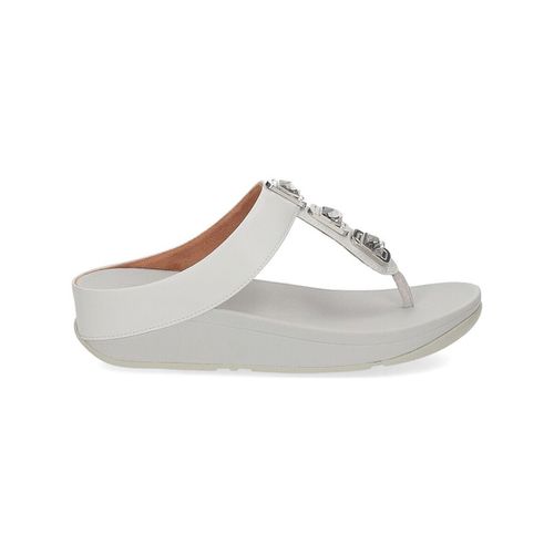 Ciabatte Fino Crystal lock toe post soft grey - Fitflop - Modalova