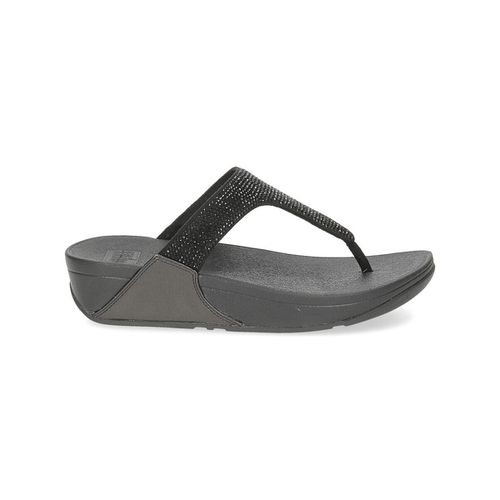 Ciabatte Lulu Crystal embellished toe post black - Fitflop - Modalova