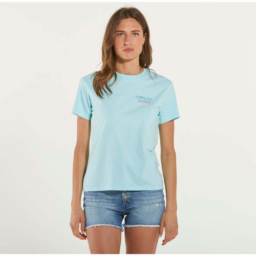 T-shirt t-shirt compulsive shopper azzurra - Mc2 Saint Barth - Modalova