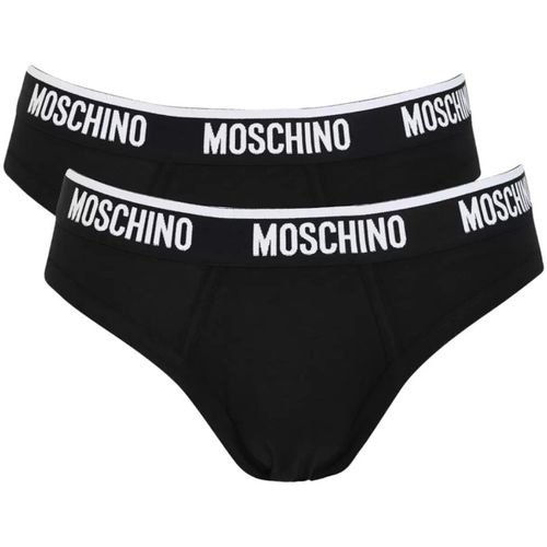 Slip slip elastico logato bi-pack - Moschino - Modalova