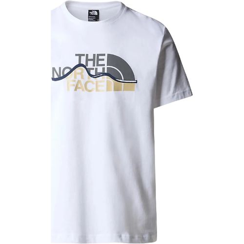 T-shirt t-shirt manica corta NF0A87NTFN41 M S/S MOUNTAIN LINE TEE - The north face - Modalova