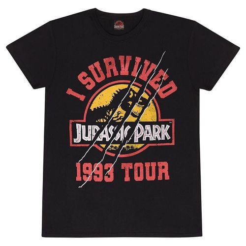 T-shirt & Polo I Survived 1993 Tour - Jurassic Park - Modalova