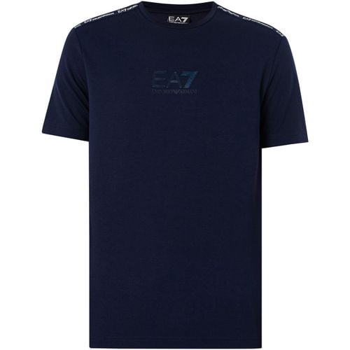 T-shirt T-shirt con logo in rilievo - Emporio Armani EA7 - Modalova