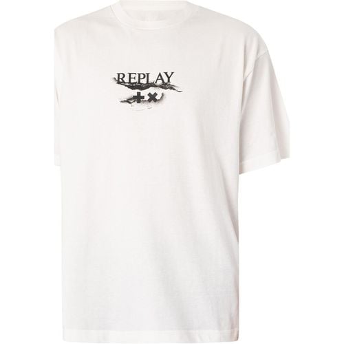 T-shirt Replay T-shirt con logo - Replay - Modalova