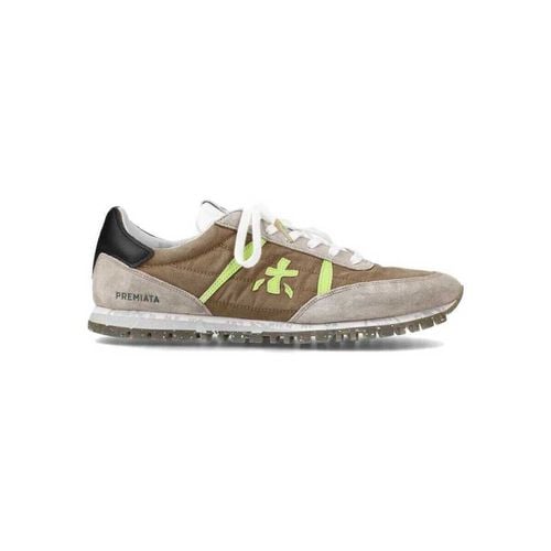 Sneakers SEAN 6639 MARRONE VERDE LIME - Premiata - Modalova