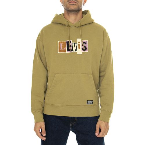 Felpa Skate Hooded Sweatshirt Green Moss - Levis - Modalova