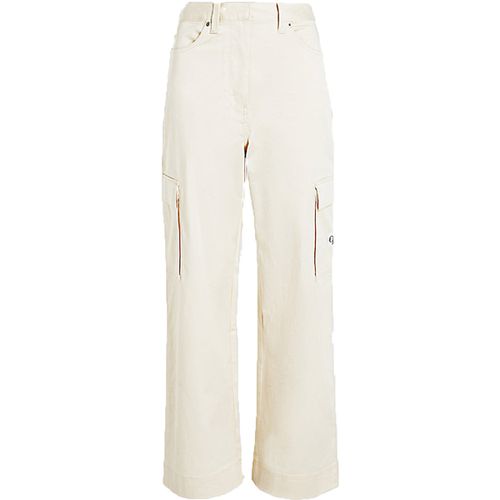 Pantaloni - Pantalone crema J20J222607-ZCY - Calvin Klein Jeans - Modalova