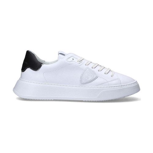 Sneakers Sneaker Temple pelle bianca - Philippe Model - Modalova