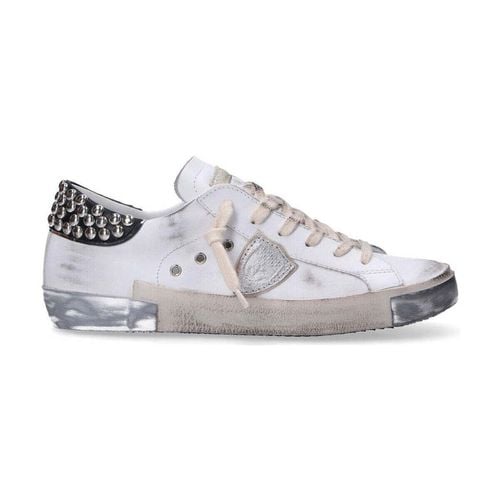 Sneakers basse sneakers PRSX veau bianca borchie - Philippe Model - Modalova