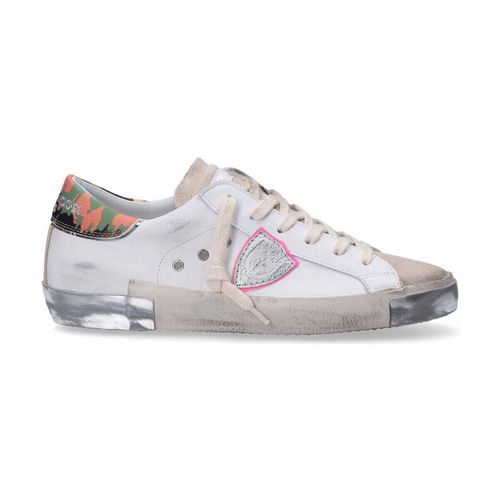 Sneakers basse sneakeres PRSX veau camu bianca - Philippe Model - Modalova