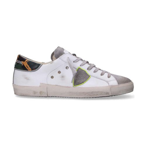 Sneakers sneaker PRSX veau camouflage bianca - Philippe Model - Modalova