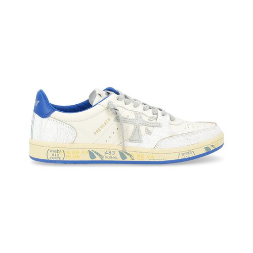 Sneakers Sneaker 6779 in pelle used bianca e blu - Premiata - Modalova