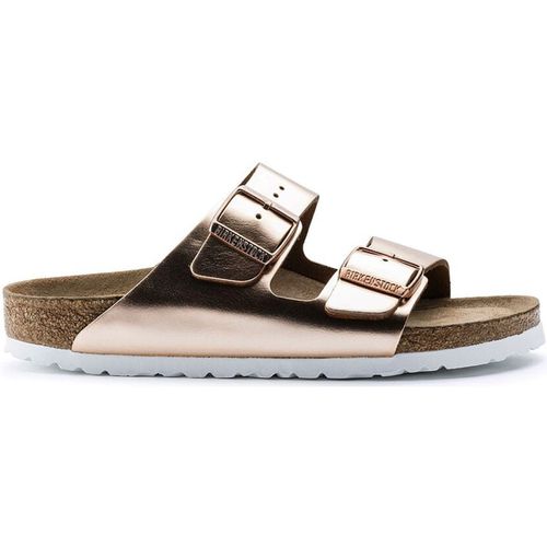 Scarpe Ciabatta Arizona metallico - Birkenstock - Modalova