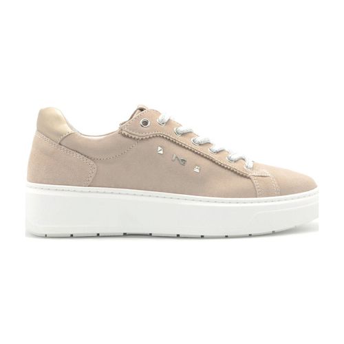 Sneakers basse sneaker in camoscio con borchie - NeroGiardini - Modalova