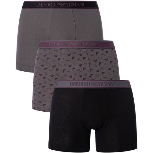 Mutande uomo Slip Boxer da 3 pezzi - Emporio armani - Modalova