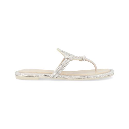 Sandali Sandalo Miller Soft grigia con strass - Tory Burch - Modalova