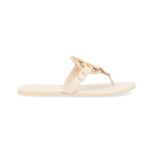 Sandali Sandalo Miller in pelle color crema - Tory Burch - Modalova