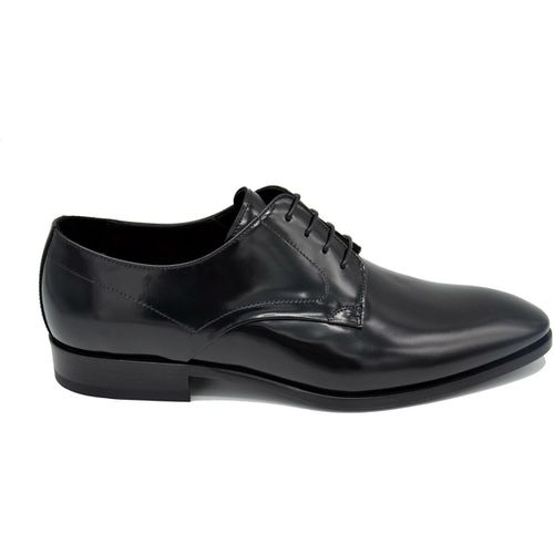 Classiche basse DERBY ELEGANTE UOMO IN PELLE LUCIDA - Rossi - Modalova