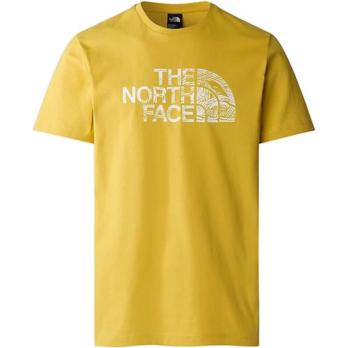 T-shirt uomo t-shirt manica corta NF0A87NXQOA M S/S WOODCUT DOME TEE - The north face - Modalova
