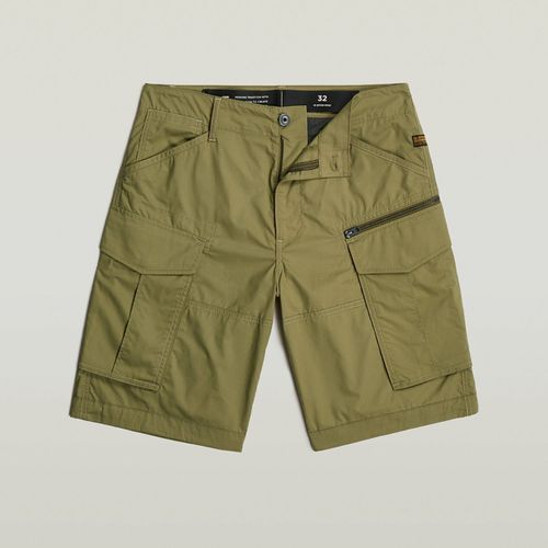 Pantaloni corti D08566 D308 RIPSTOP - ROVIC ZIP RLXD-B212 SMOKE OLIVE - G-star raw - Modalova