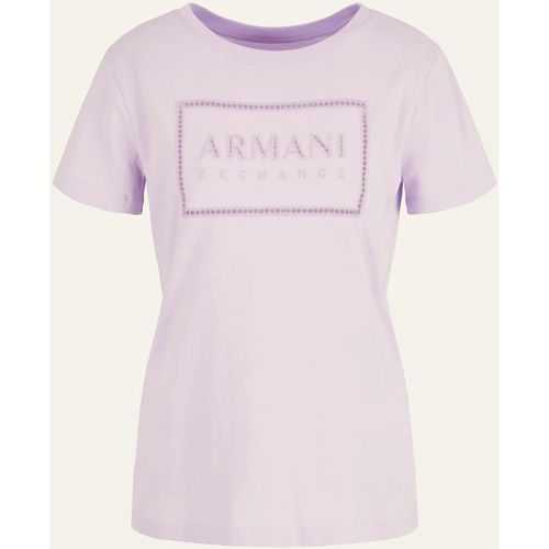 T-shirt & Polo T-shirt donna AX con stampa logata - EAX - Modalova