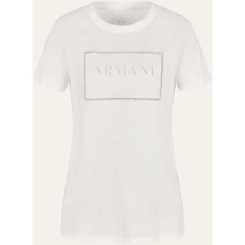 T-shirt & Polo T-shirt donna AX con stampa logata - EAX - Modalova