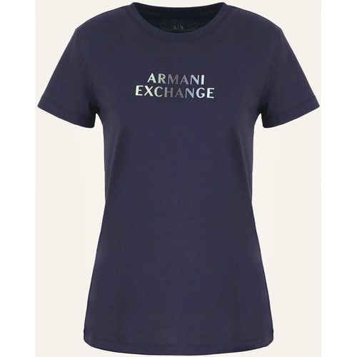 T-shirt & Polo T-shirt donna AX con logo frontale - EAX - Modalova