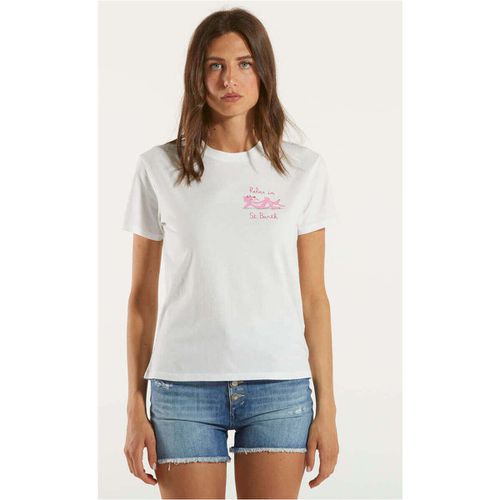 T-shirt t-shirt pink relax white - Mc2 Saint Barth - Modalova