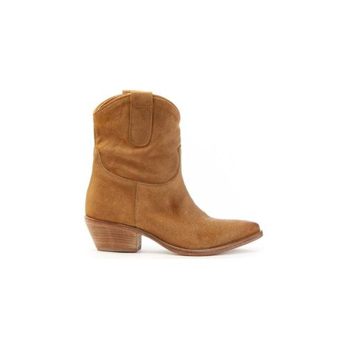 Stivali Texano 528 Tex Mid Washed suede Donna - Kobra - Modalova