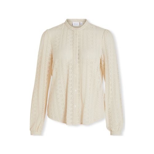 Camicetta Noos Chikka Lace Shirt L/S - Birch - Vila - Modalova