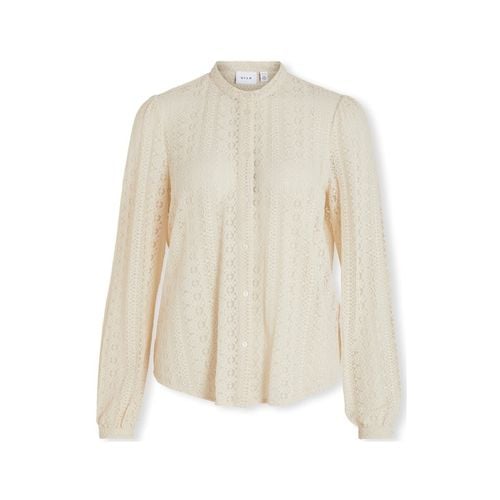 Camicetta Noos Chikka Lace Shirt L/S - Birch - Vila - Modalova