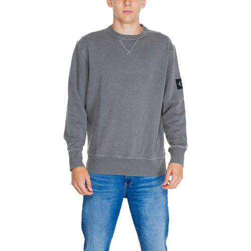 Felpa WASHED BADGE CREW J30J325145 - Calvin Klein Jeans - Modalova