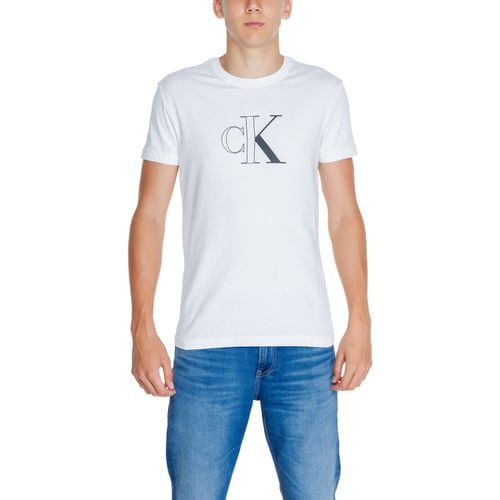 Polo maniche lunghe OUTLINE MONOLOGO TEE J30J325678 - Calvin Klein Jeans - Modalova