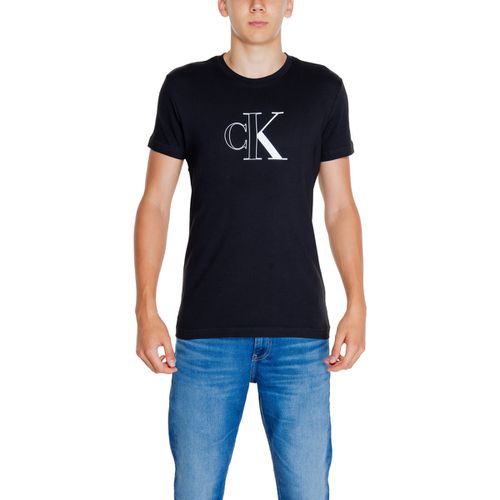 Polo maniche lunghe OUTLINE MONOLOGO TEE J30J325678 - Calvin Klein Jeans - Modalova