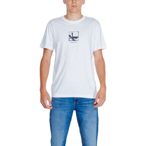 Polo maniche lunghe GRID BOX TEE J30J325687 - Calvin Klein Jeans - Modalova