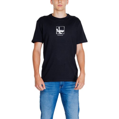 Polo maniche lunghe GRID BOX TEE J30J325687 - Calvin Klein Jeans - Modalova